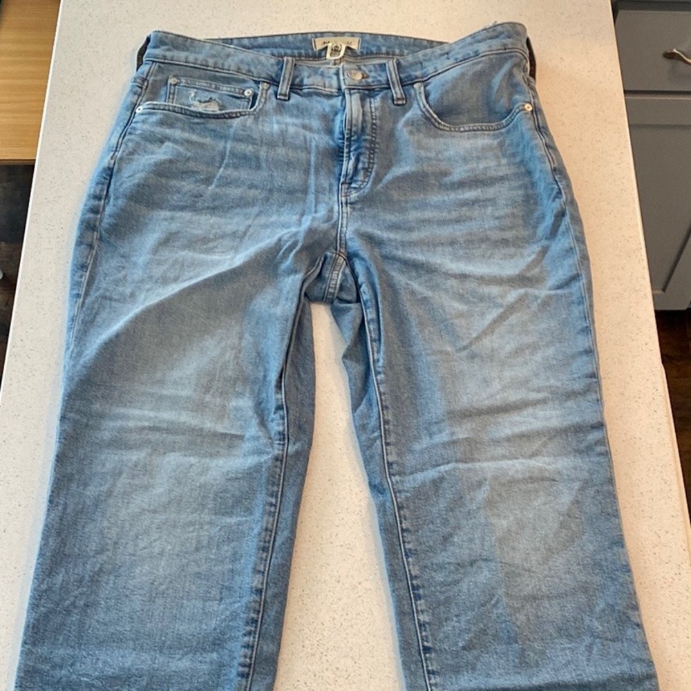 14W The Perfect Vintage Straight Crop Madewell Jean